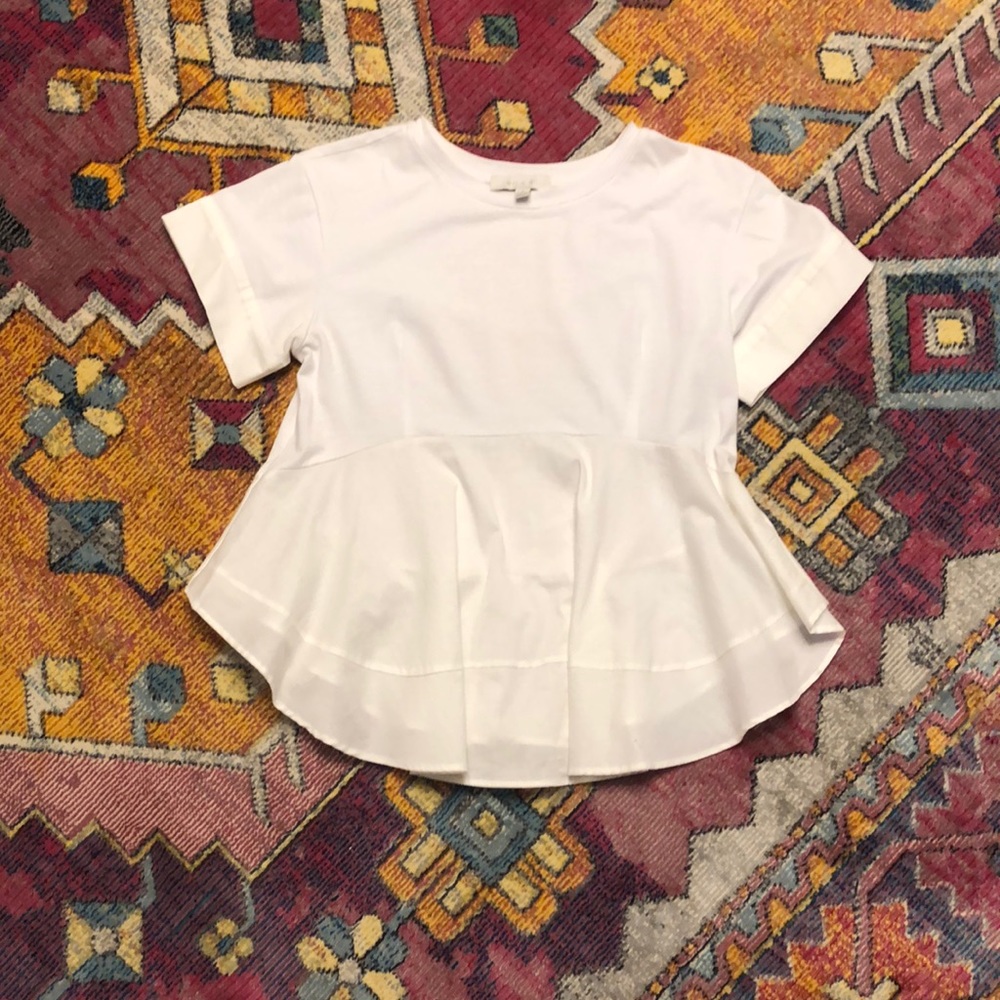 Anthropologie peplum top